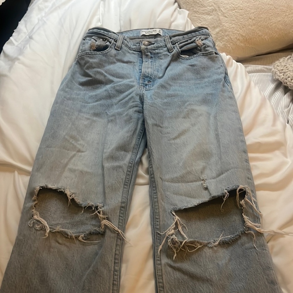 Abercrombie & Fitch 90s straight ultra high rise jeans
